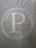 Round Single Letter Monogram