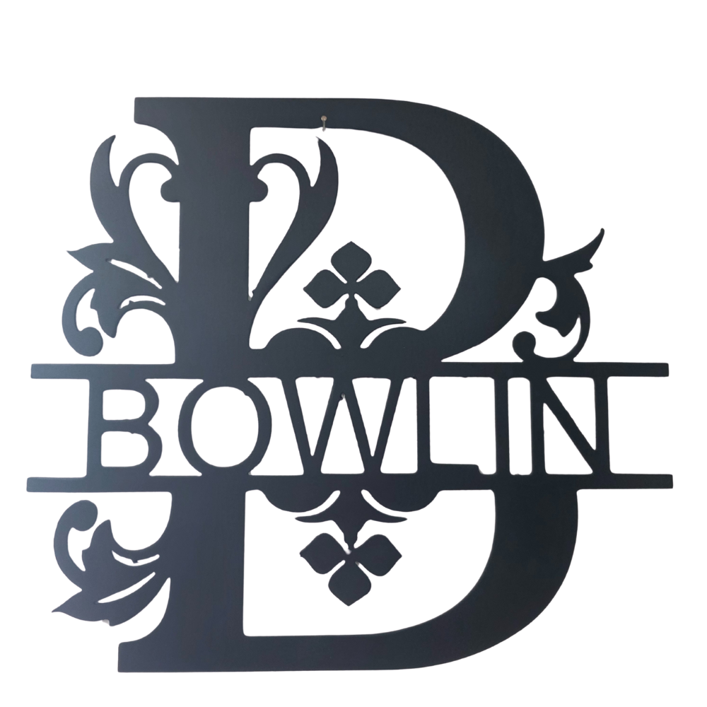 Split Letter Monogram.